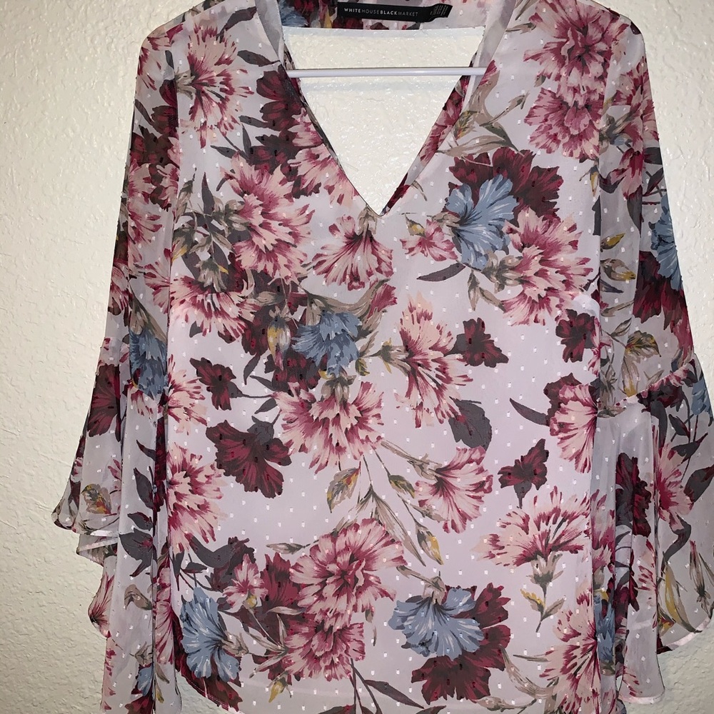 Bell sleeve WHBM Blouse